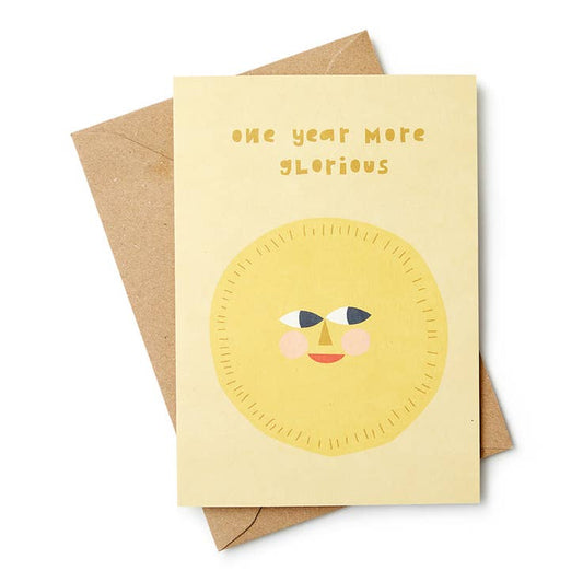 One year more glorious card