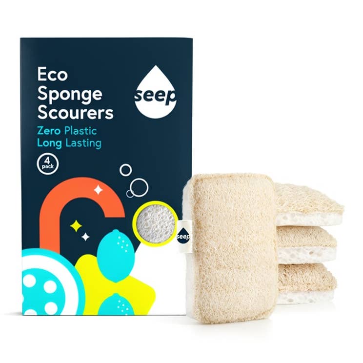 Seep eco sponge scourers - set of 4