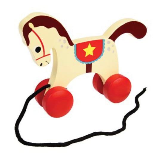 Circus horse wooden toy