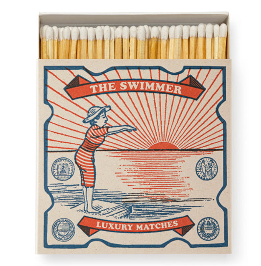 The swimmer matches
