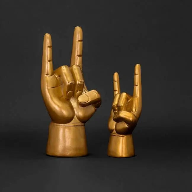 Gold ‘You rock’ hand - mini