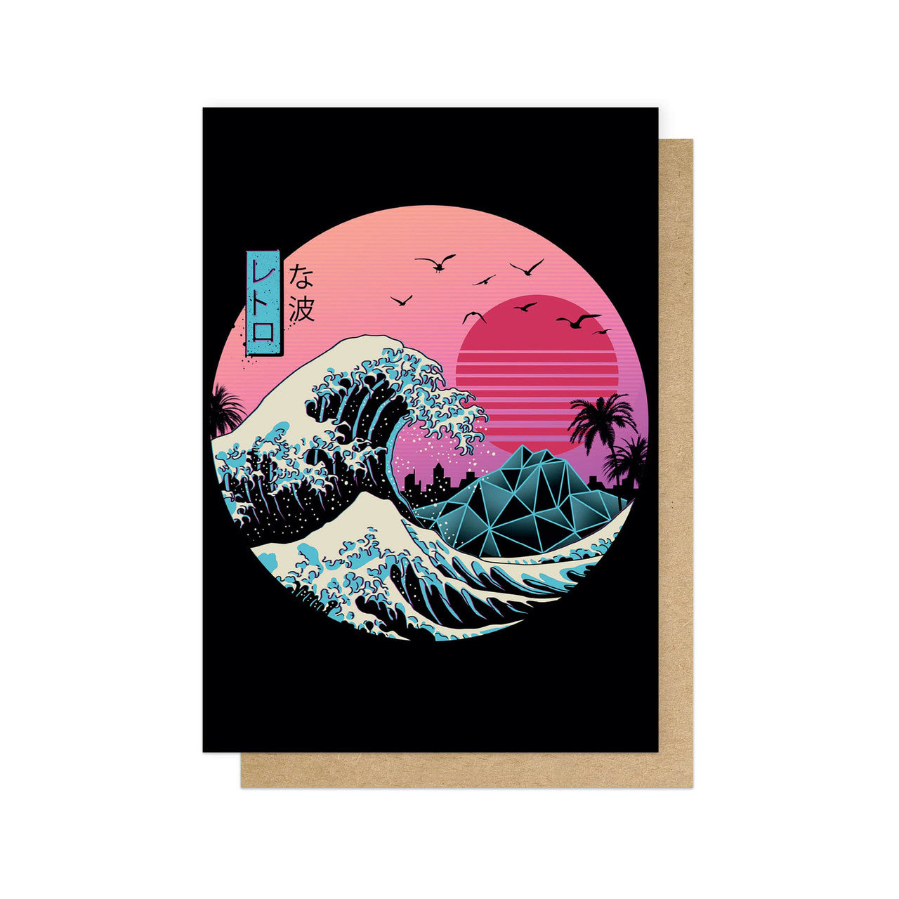 Great retro wave card