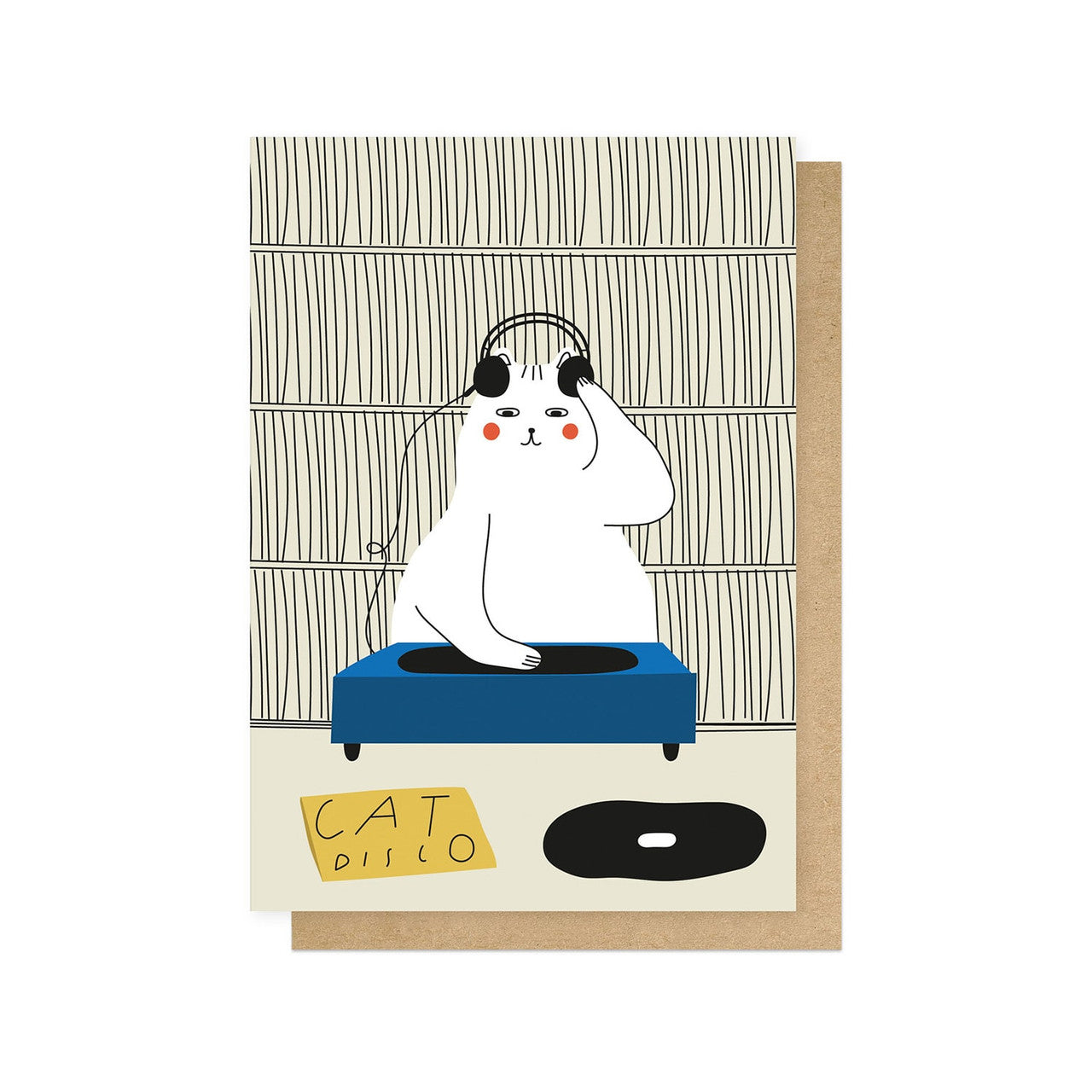 Disco cat card