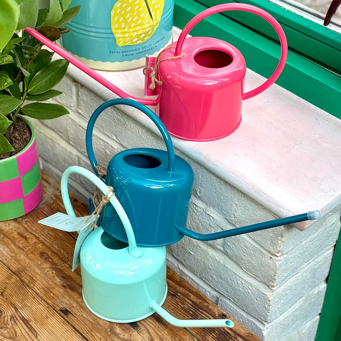 Metal watering can