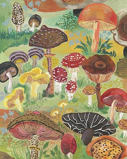 Nathalie Lete 1000-piece mushroom puzzle
