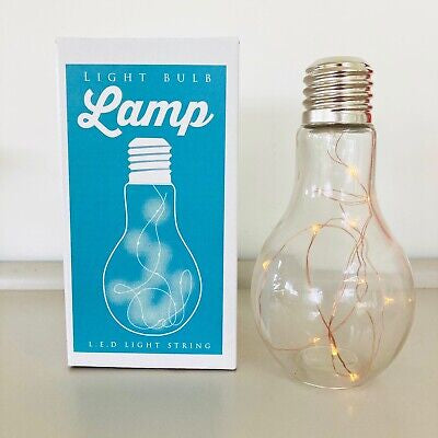 Lightbulb table lamp