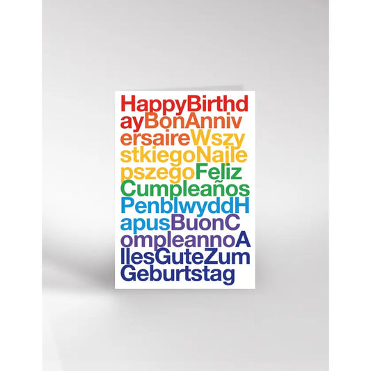 Happy Birthday languages