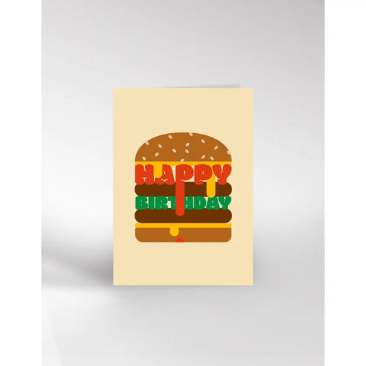 Happy birthday burger