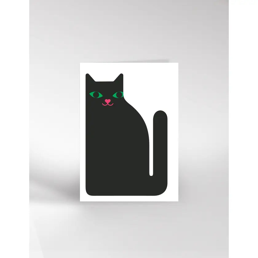 Black cat card