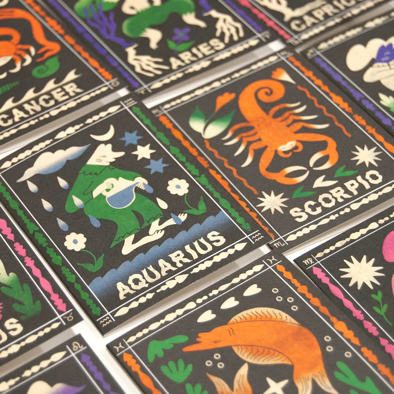 Zodiac mini cards