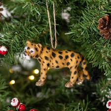 Cheetah hanging decoration