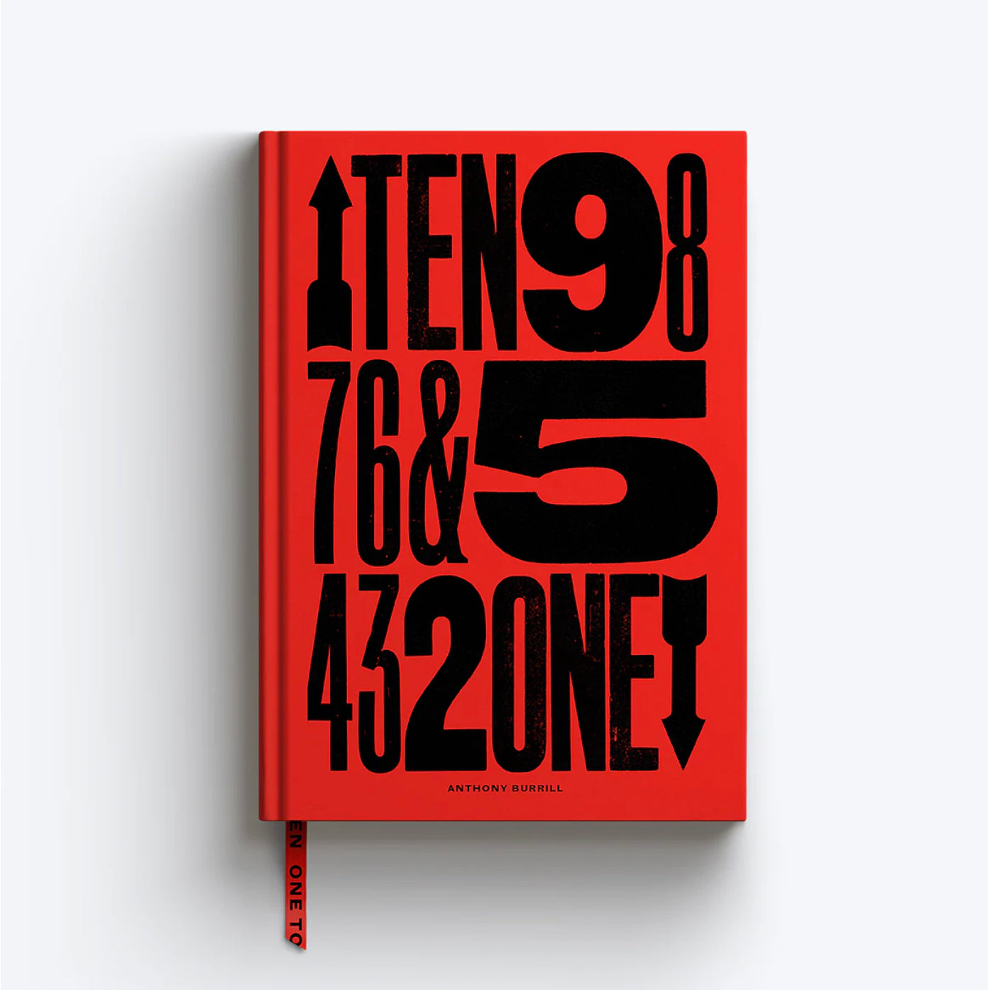 One to ten Anthony Burrill notebook