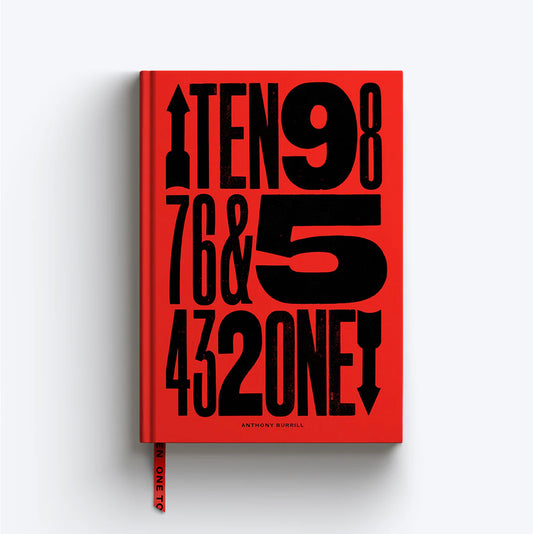One to ten Anthony Burrill notebook