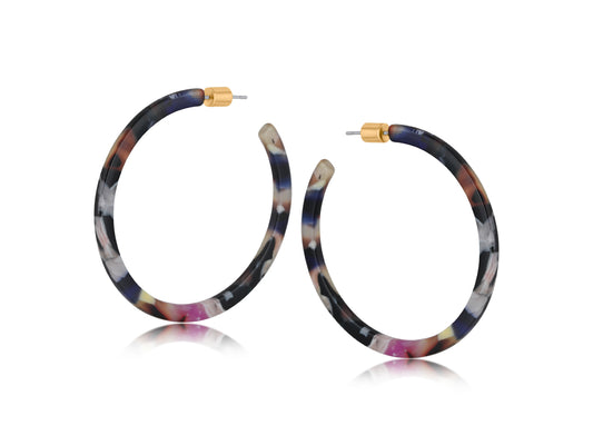 Large resin hoops - Camille