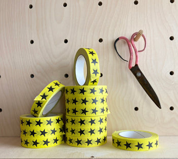 Colourful paper tape