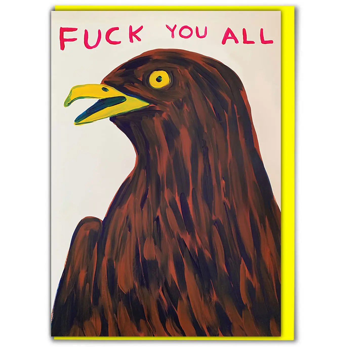 Fuck you all eagle card