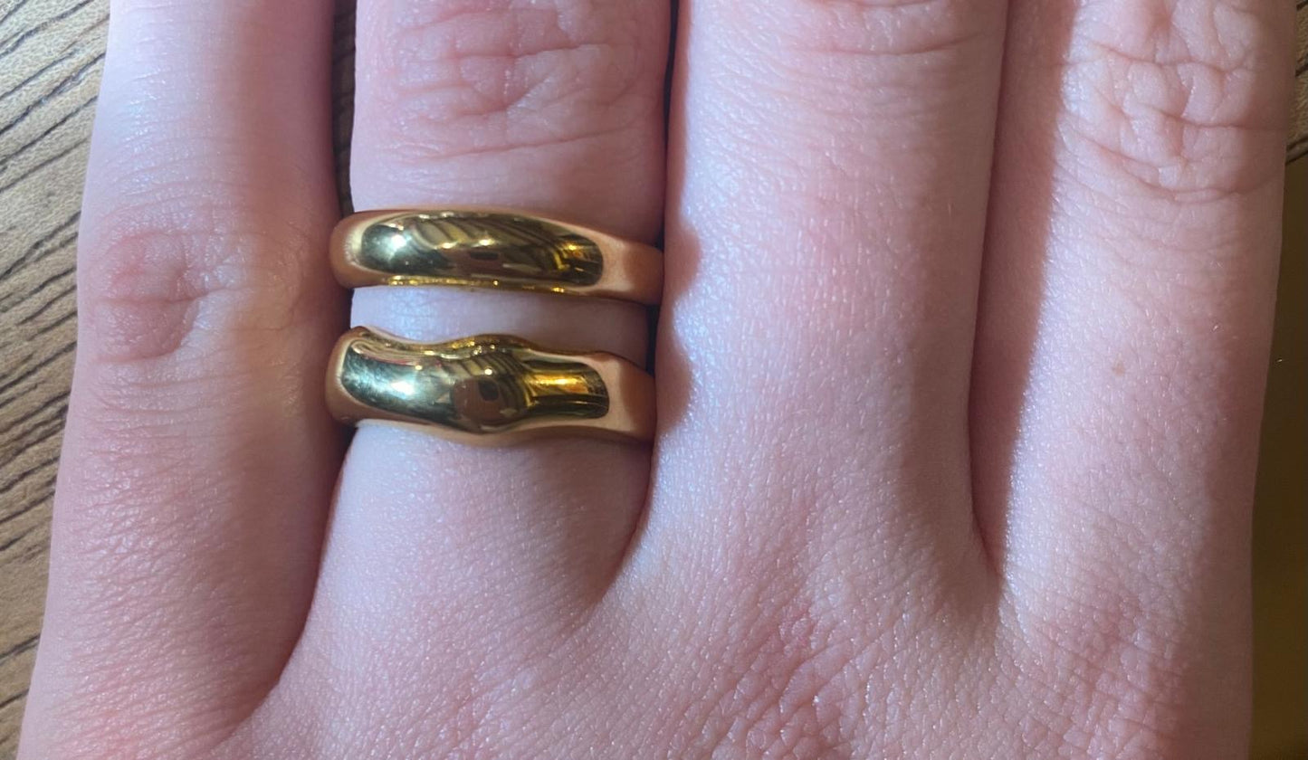 Two ring adjustable ring