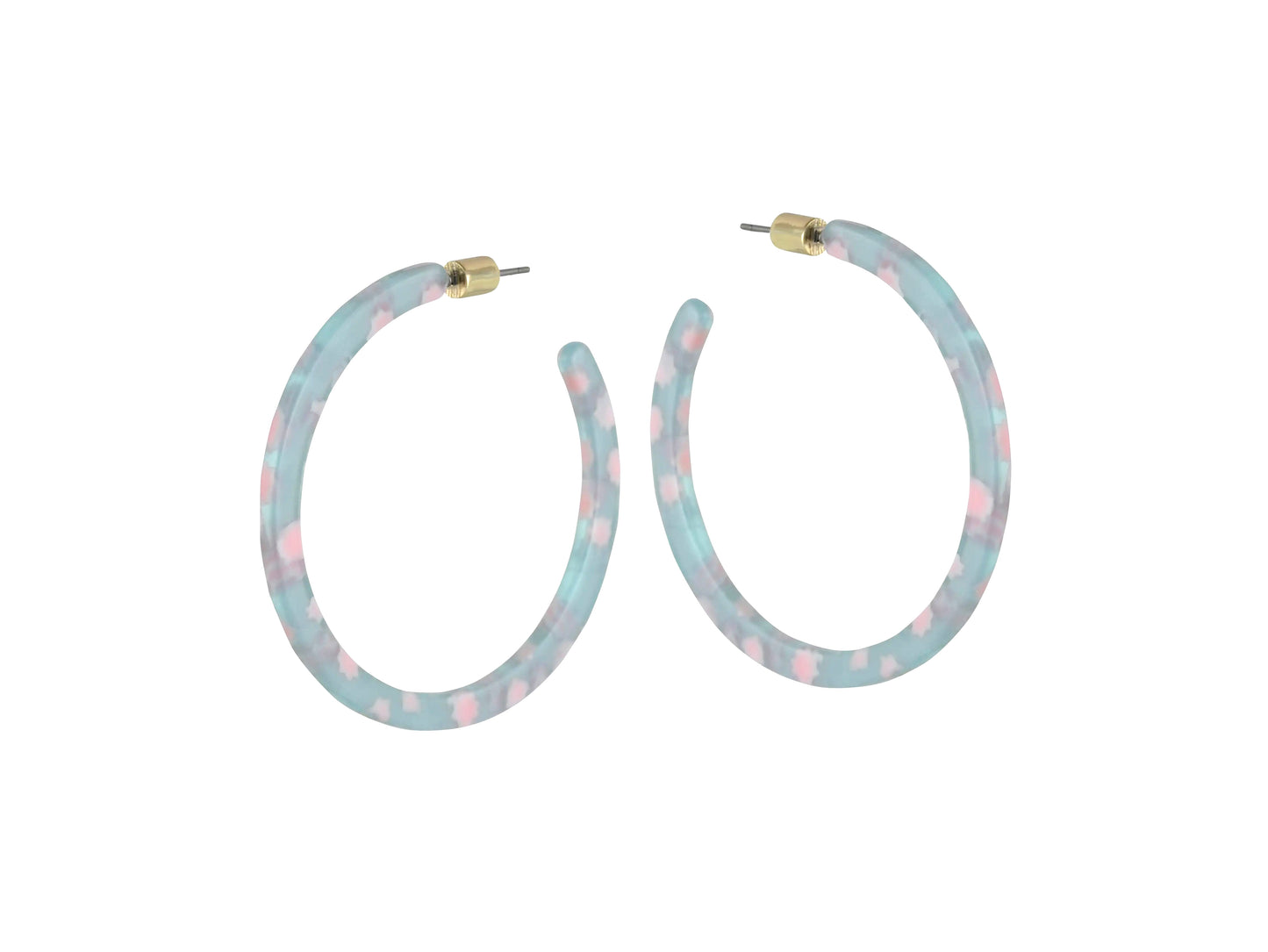 Large resin hoops - Amanda