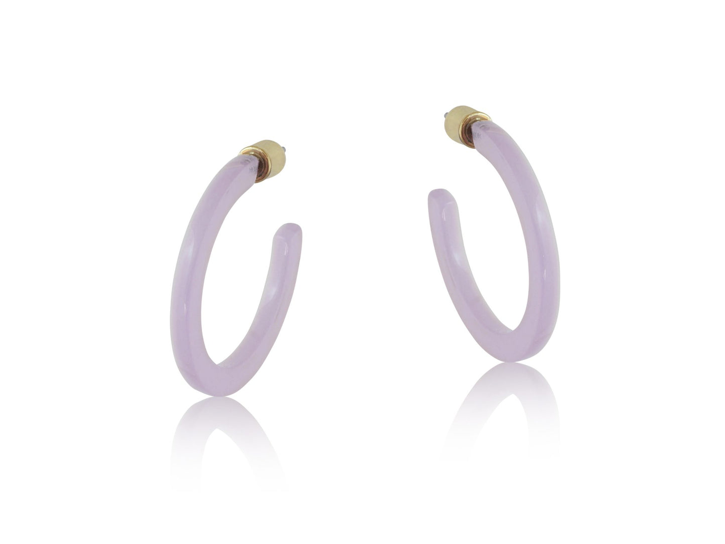 Coloured hoop earrings - Melia