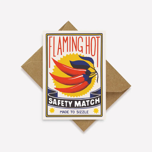Flaming hot mini card
