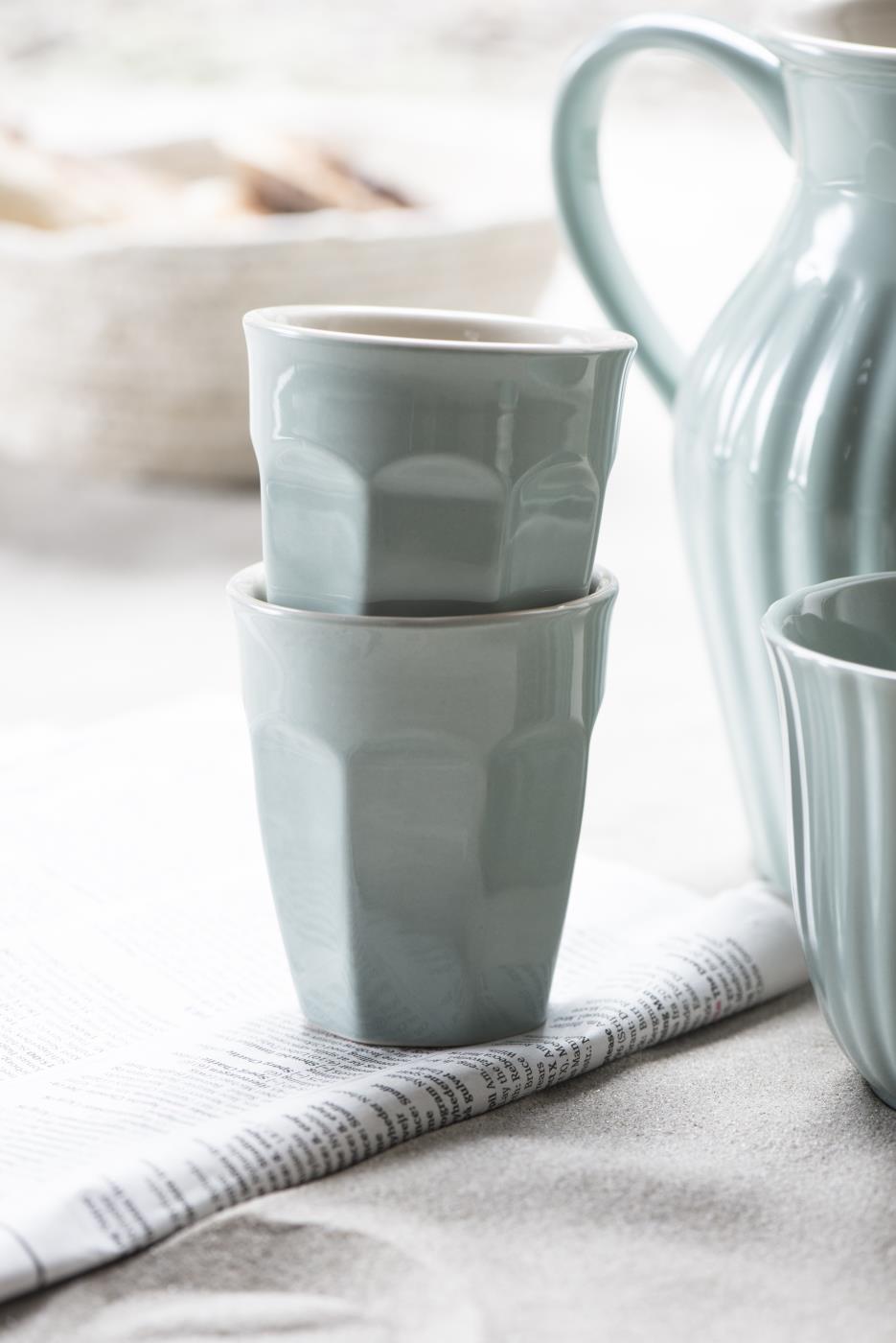 Stoneware latte mug