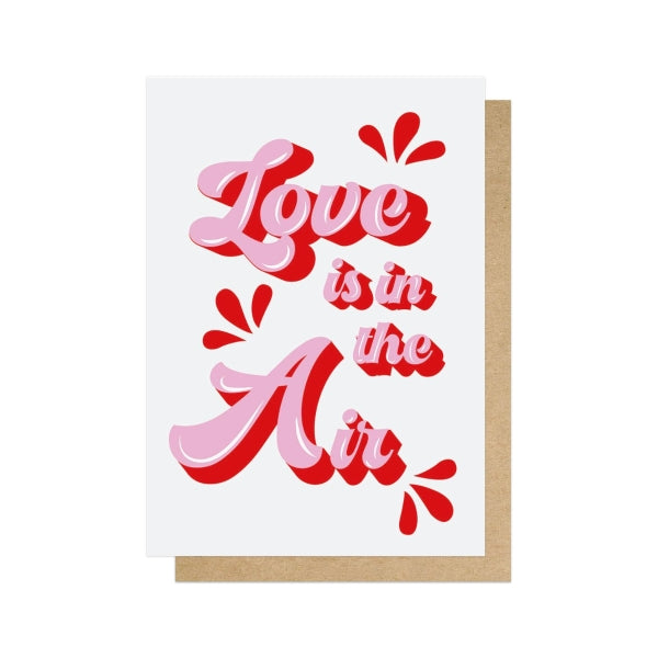 Love is in the air card