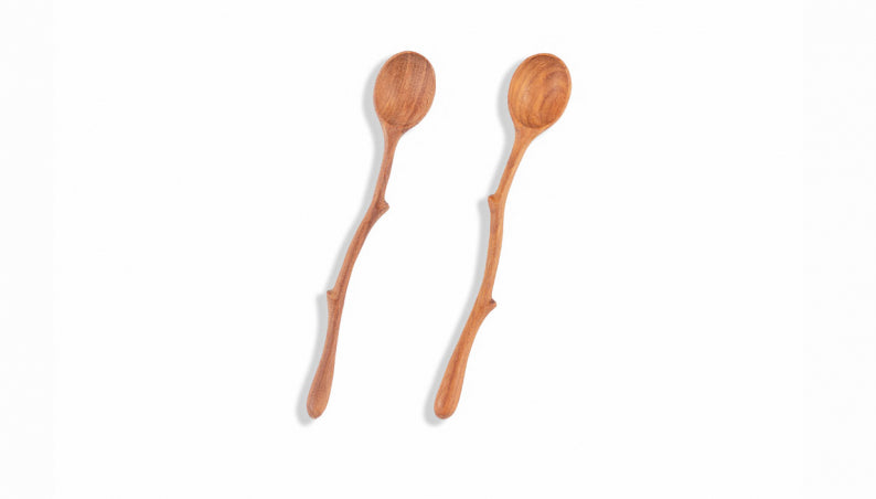 Carved wooden spoons
