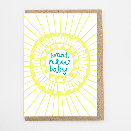 Brand new baby card
