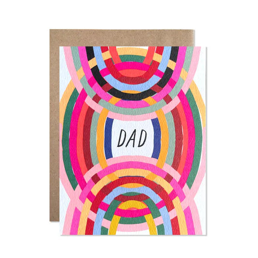 Dad - neon circles