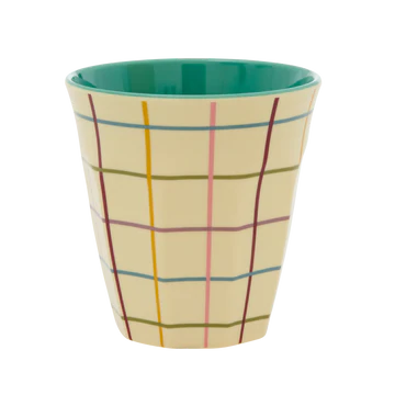 Patterned melamine cups