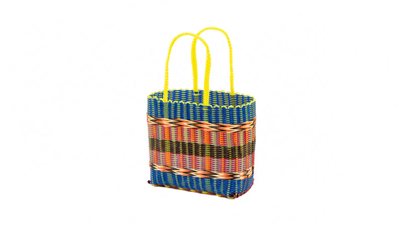 Small recycled plastic basket