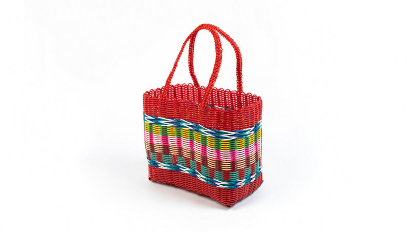 Small recycled plastic basket