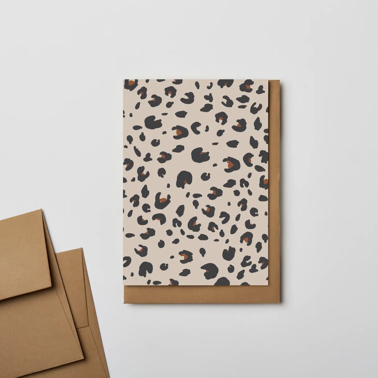Leopard print card