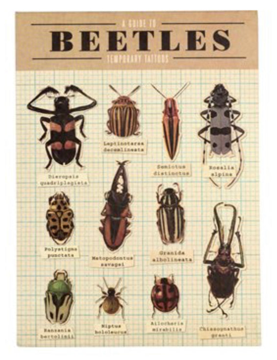 Beetles temporary tattoos