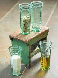 Glass measuring jug