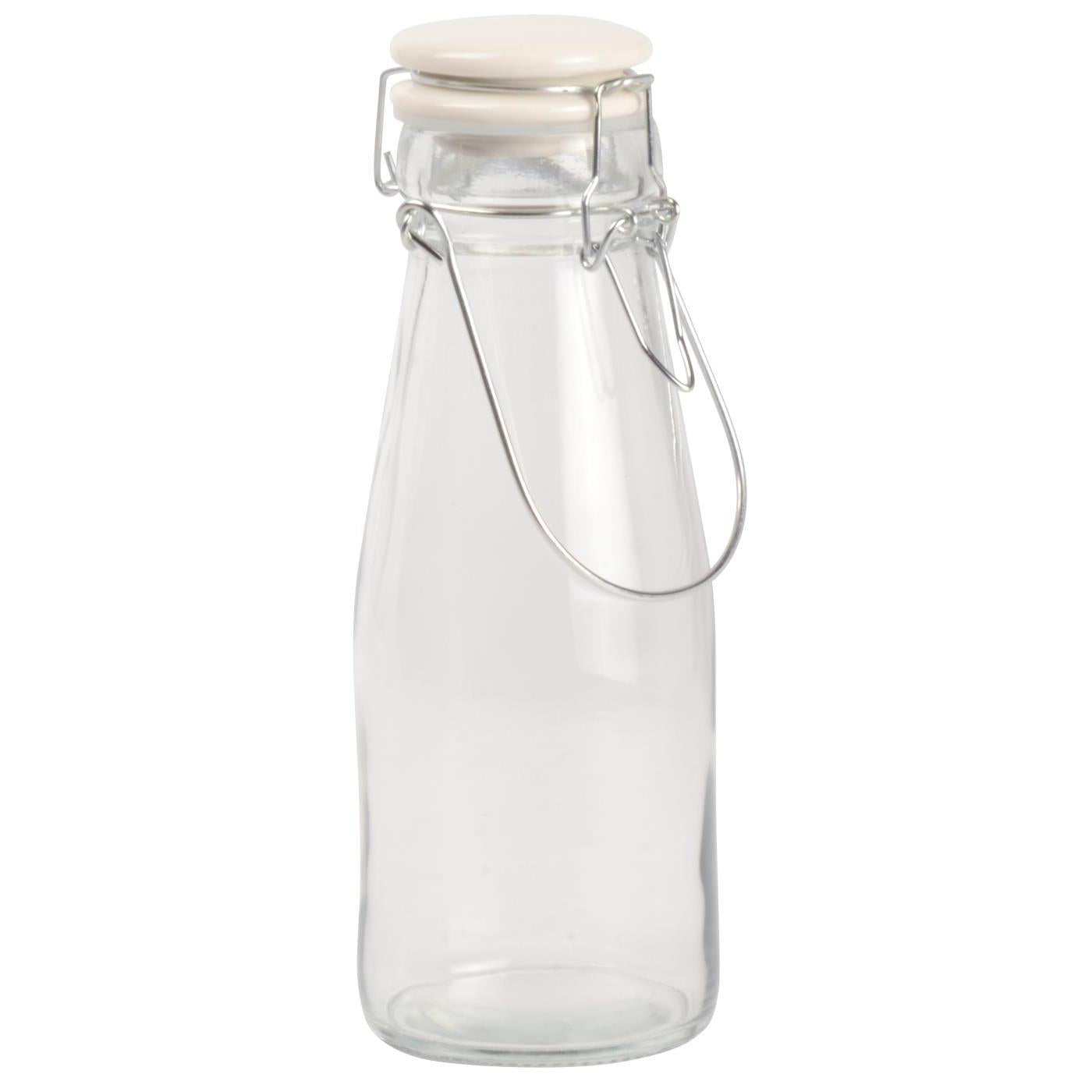 Bottle with white lid