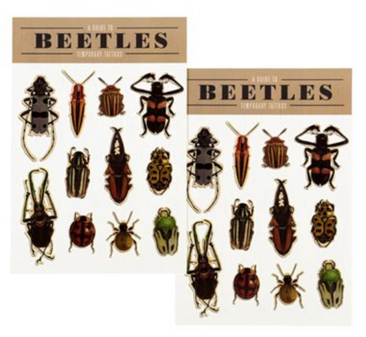Beetles temporary tattoos