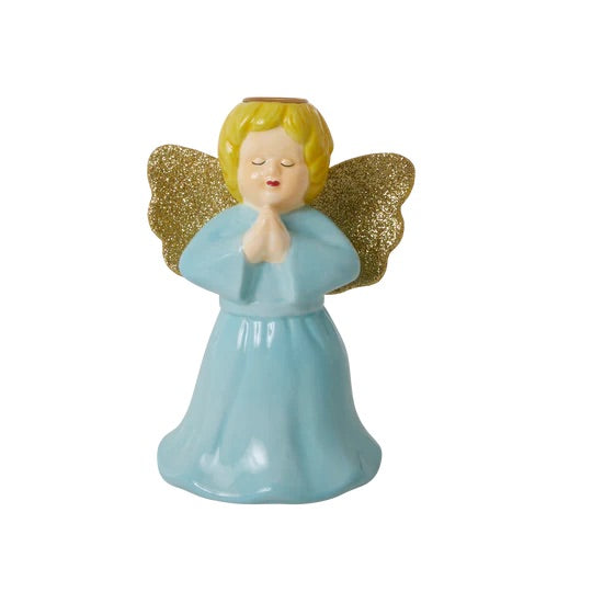 Blue angel candleholder