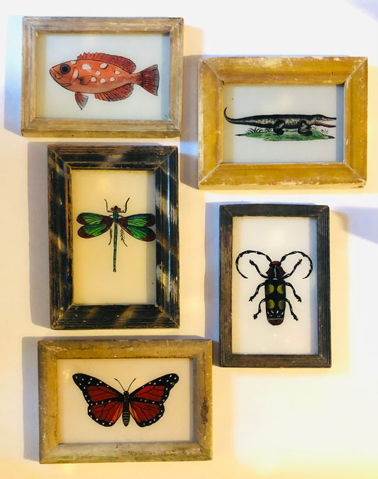 Small glass paintings