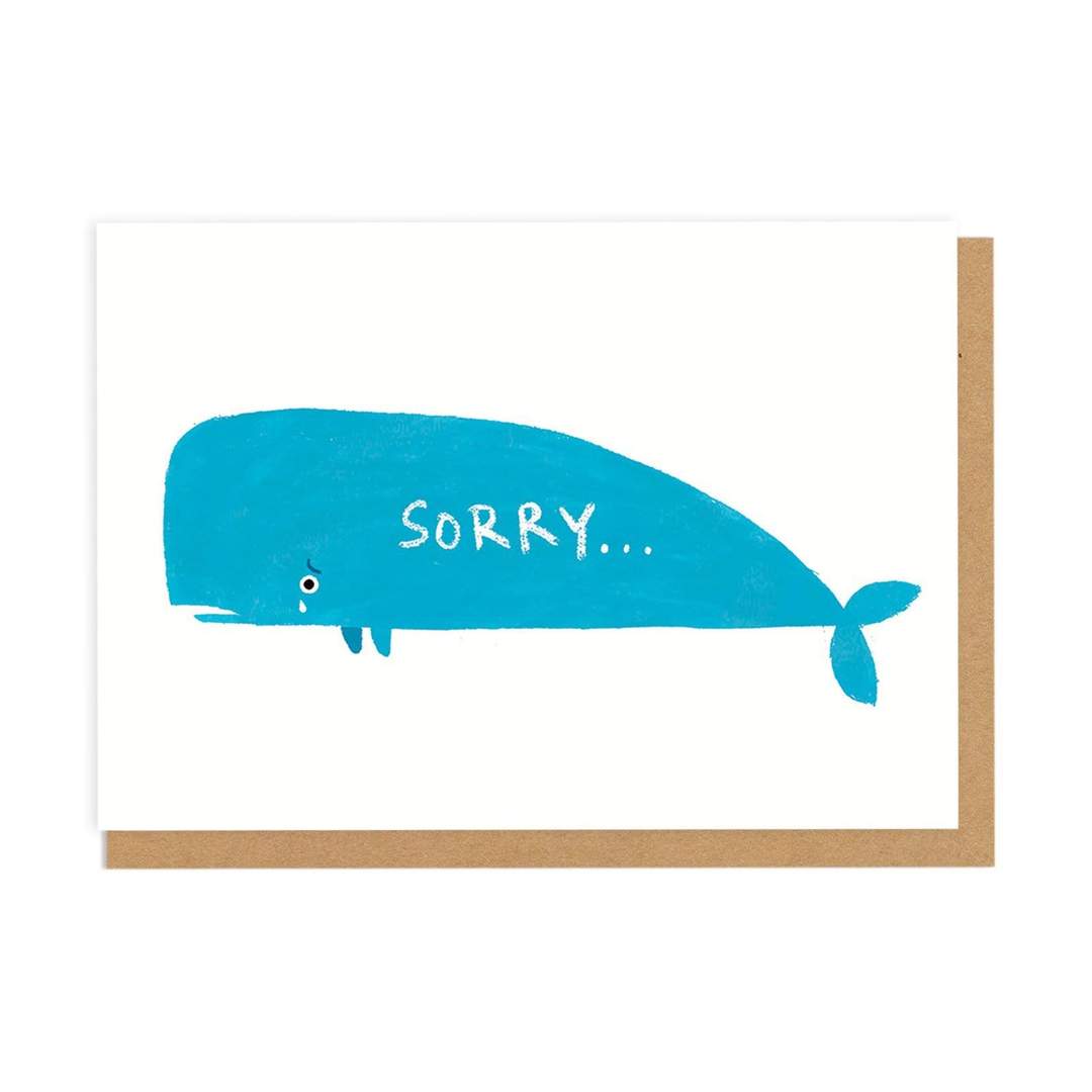Sorry Whale card