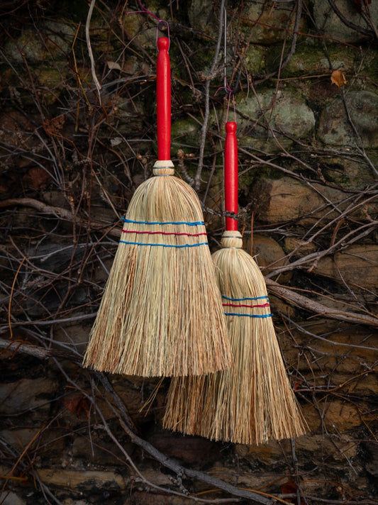 Red handled brush