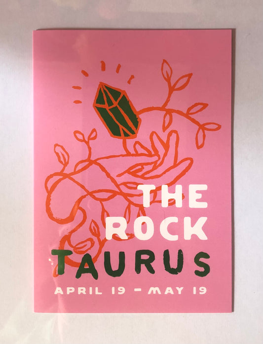 The Rock Taurus card