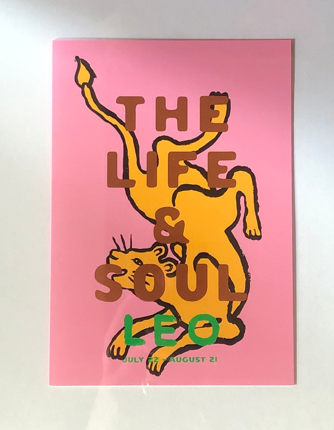 Life and Soul Leo card