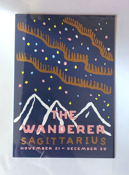 The Wanderer Sagittarius card