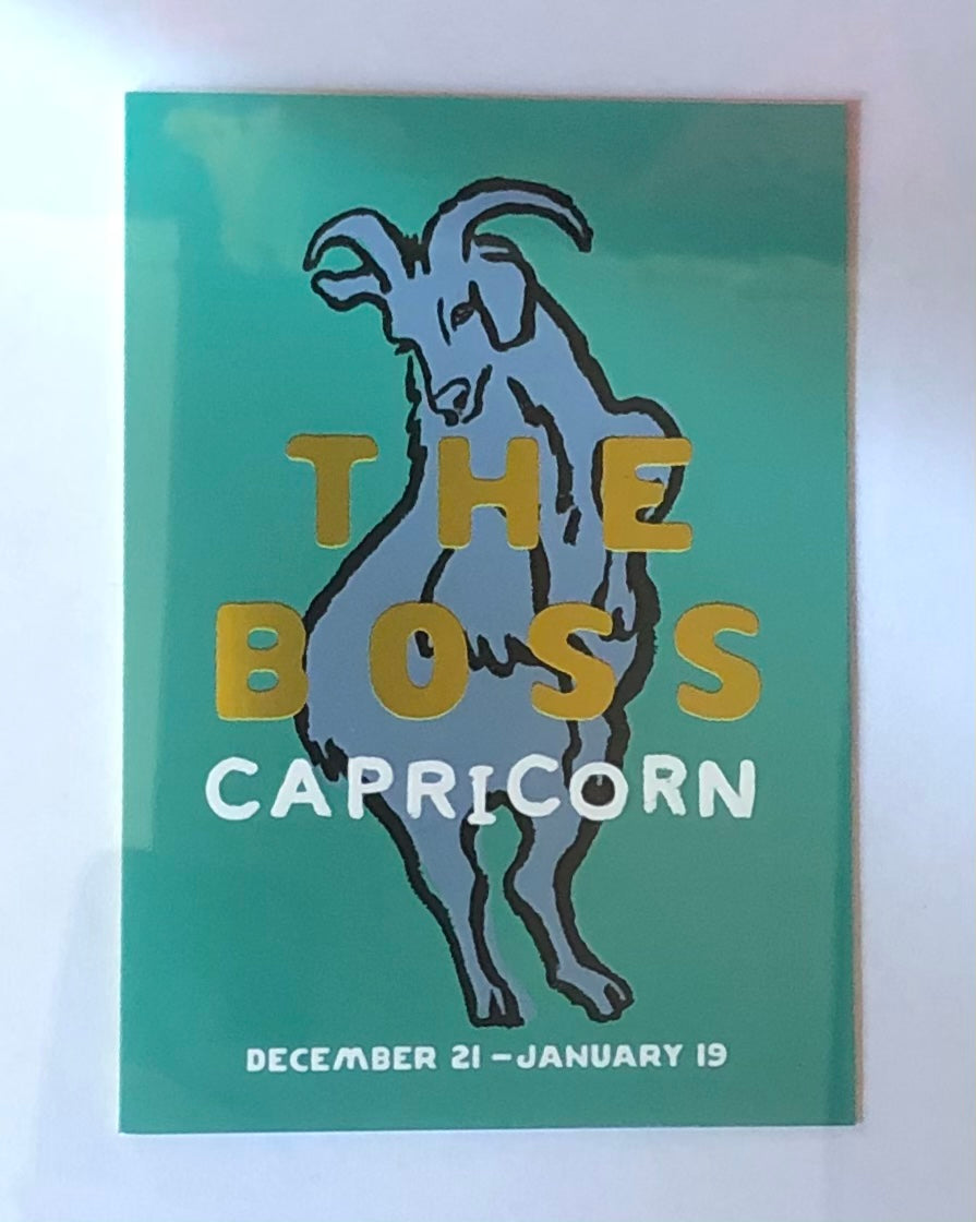 The Boss Capricorn card