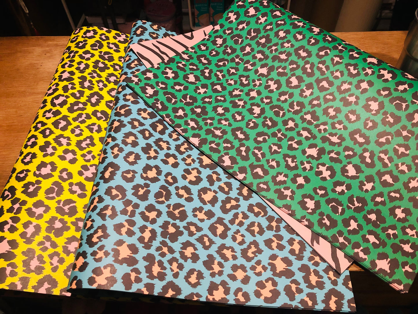 Leopard print wrap